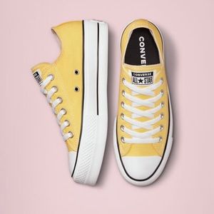 Yellow platform converse